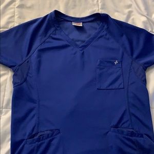 BeneFit women’s scrubs - medium royal blue